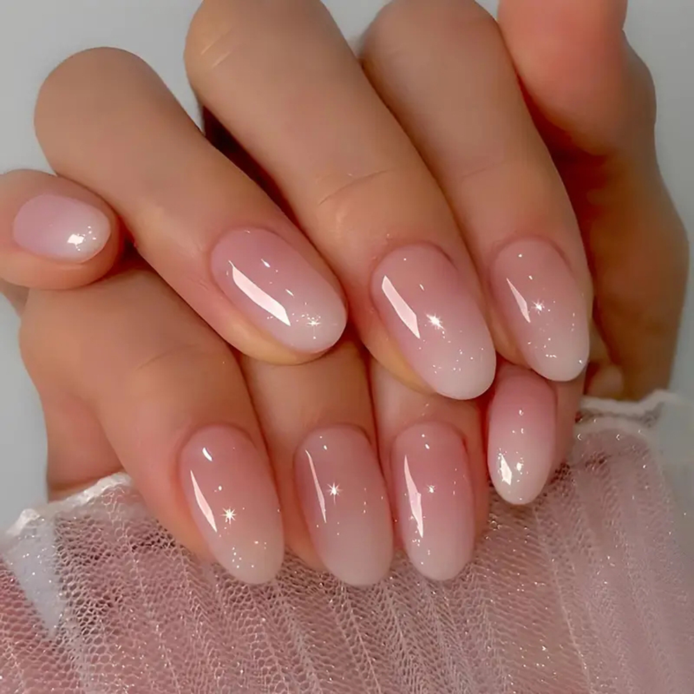 Nail Art Pink - ARTAUG 24 adet orta badem ten