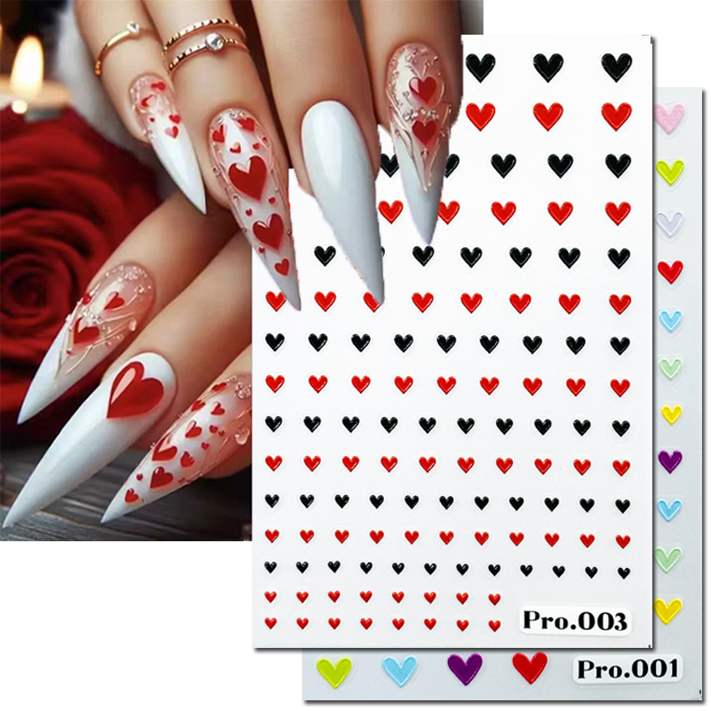 5d Kabartmalı Nail Art Etiketl - Nail Art Valentines Day incelemesi ve fiyatı