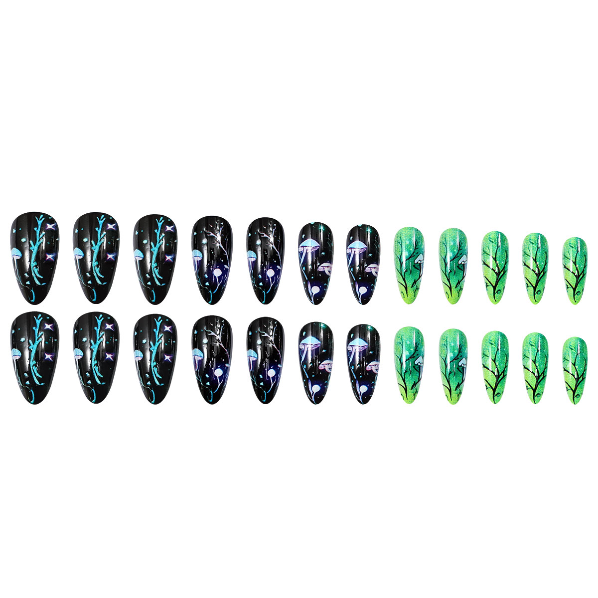 Badem Şeklinde Takma Tırnaklar - Nail Art Press On incelemesi ve fiyatı