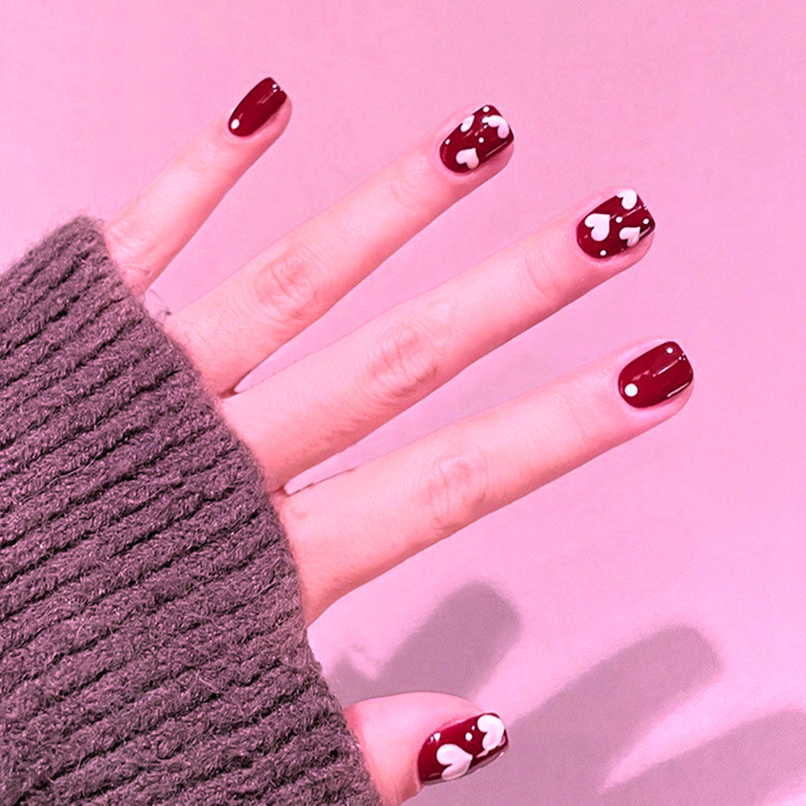 24 adet/set Kadınlar ve kızlar - Nail Art Press On incelemesi ve fiyatı