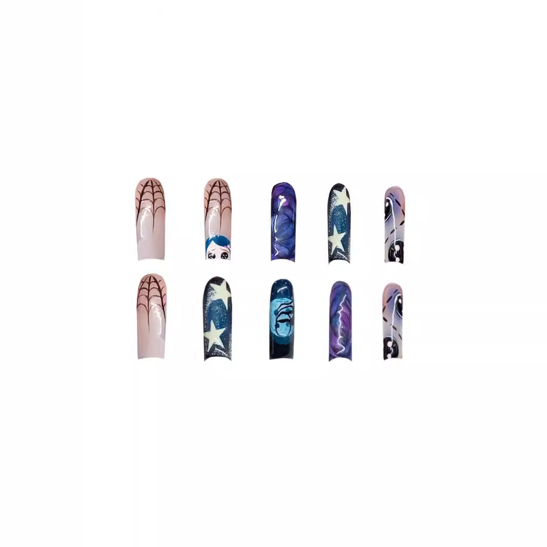 24 adet Y2k yıldız Graffiti ba - Nail Art Press On incelemesi ve fiyatı